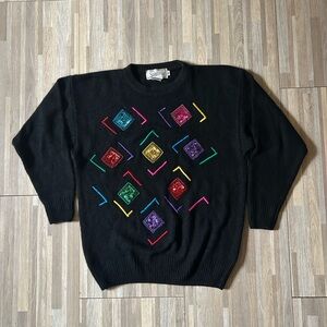 Women’s Vintage Santoria Sweater Silk/Lambs Wool/Angora Size Medium